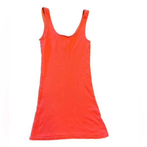 Free People Orange Ribbed Tank | Women's XS - Picture 4 of 5